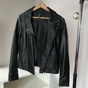 Faux Leather Jacket